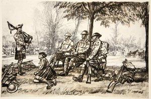 Out of the line, kuvitus kirjasta 