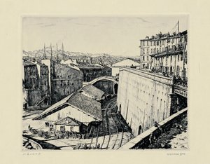 Rautatievarikko, Marseille tekijältä David Muirhead Bone
