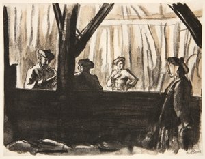 Skotlantilaisia sotilaita ranskalaisessa ladossa, kuvitus teoksesta 