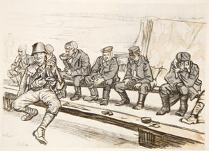 Onnellinen soturi, kuvitus kirjasta 