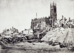 York Road, Leeds (etsaus) tekijältä David Muirhead Bone