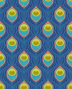 Peacock Cyan, 2019 (sekatekniikka digitaalinen) tekijältä David Newton