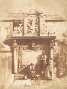 Edinburgh. Greyfriarsin kirkkopiha, 1843-47. Tekijät: David Octavius Hill, Robert Adamson, Hill & Adamson.