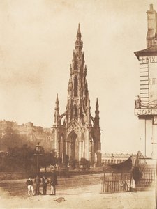 Edinburgh. Scott-monumentti, 1843-47. Tekijät: David Octavius Hill, Robert Adamson, Hill & Adamson. tekijältä Hill and Adamson