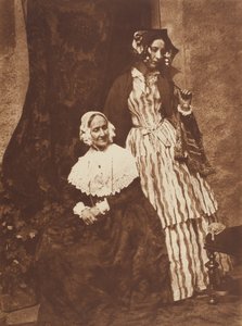 Rouva Anne Rigby ja Lady Elizabeth Eastlake, 184347, painettu n. 1916. Tekijät: David Octavius Hill, Robert Adamson, Hill & Adamson. tekijältä Hill and Adamson