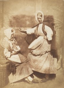 Newhaven Fishwives, 1843-47. Tekijät: David Octavius Hill, Robert Adamson, Hill & Adamson.