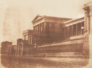 Old Royal High School, Calton Hill, Edinburgh, 1843-47. Tekijät: David Octavius Hill, Robert Adamson, Hill & Adamson. tekijältä Hill and Adamson