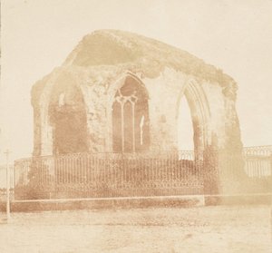 St. Andrews. Blackfriarsin kappeli, 1843-47. Tekijät: David Octavius Hill, Robert Adamson, Hill & Adamson. tekijältä Hill and Adamson
