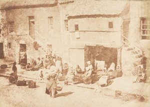 St. Andrews. North Street, Fishergate, 1843-47. Tekijät: David Octavius Hill, Robert Adamson, Hill & Adamson. tekijältä Hill and Adamson