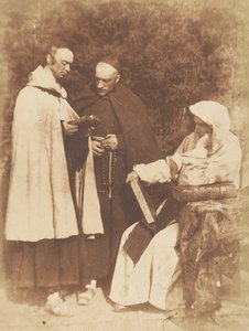 William Borthwick Johnstone, William Leighton Leitch ja David Scott K...:n munkkeina, 1843-47. Tekijät: David Octavius Hill, Robert Adamson, Hill & Adamson. tekijältä Hill and Adamson