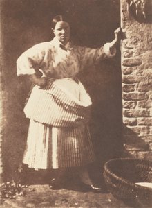 A Newhaven Fisherwoman, 1844. Creadors: David Octavius Hill, Robert Adamson.finnish