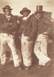 Alexander Rutherford, William Ramsay ja John Linton, 1843-1847. Tekijät: David Octavius Hill, Robert Adamson.