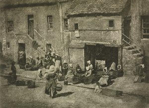 Kameratyö: Newhaven Fisheries, 1909. Tekijät: David Octavius Hill, Robert Adamson.