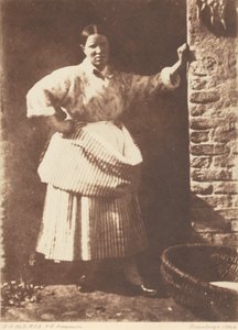 Newhavenin kalastaja,1844 (kuva) tekijältä David Octavius Hill