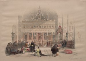 Pyhän Saban luostarin kappeli, 1839. tekijältä David Roberts