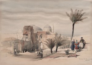 Pyhän haudan kirkko, Jerusalem, 1839. tekijältä David Roberts