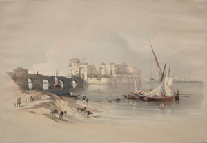 Sidonin linnoitus, 1839. tekijältä David Roberts