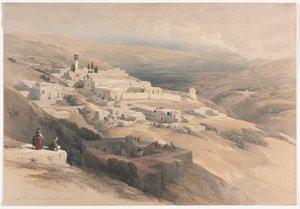 Terra-Santan luostari, Nasaret, 1839. tekijältä David Roberts
