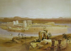 David Roberts Temppelisaari Philae tekijältä David Roberts