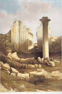 Egypti, Karnakin temppelin pilarisali, kirjoittanut David Roberts tekijältä David Roberts