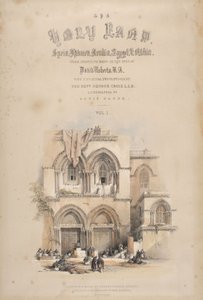 Pyhän haudan kirkko, Jerusalem tekijältä David Roberts