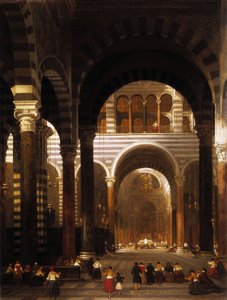 Katedraalin sisätilat, Pisa) David Roberts, RA tekijältä David Roberts