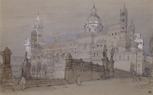 Palermon katedraali, 1854 tekijältä David Roberts