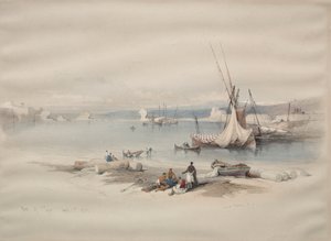 Tyren satama, 1839. tekijältä David Roberts