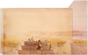Pyramidit, 1800-luku tekijältä David Roberts