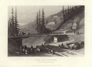 Simla, lähellä Belaspooria tekijältä David Roberts