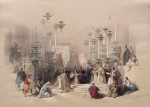 Unction Stone, pyhä hauta tekijältä David Roberts