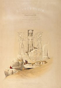 Aboo Simblen suuren temppelin sisäänkäynti, Nubia, Egyptin ja Nubian teoksen 