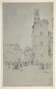 Palazzo dei Priori, Volterra tekijältä David Roberts