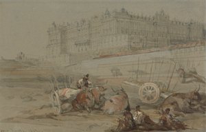 Kuninkaallinen palatsi, Madrid, 1832 tekijältä David Roberts