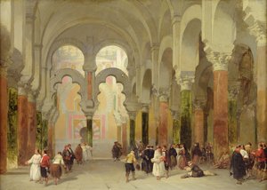 Koraanin pyhäkkö, Cordoban moskeija, 1849 tekijältä David Roberts