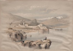 Tiberias, muureilta, Turvallisuus etäisyydellä tekijältä David Roberts