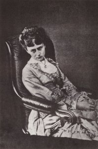 Valokuva Alice Liddellistä (s/w-kuva)