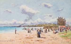 Broughty Castle (akvarelli) tekijältä David Small