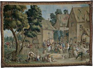 Village Fete (Pyhän Yrjön markkinat), Teniers-sarjasta.