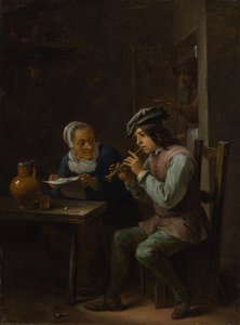 The Flageolet Player, 163540. tekijältä David Teniers II