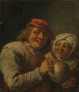 Vanha mies ja nainen, 1700-luku.