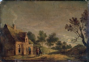 Taverna yöllä, 1600-luku tekijältä David Teniers the Younger