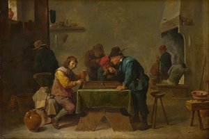 Backgammon Players, c. 1645 tekijältä David Teniers the Younger