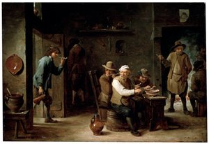 Tavernassa, 1640-luku tekijältä David Teniers the Younger