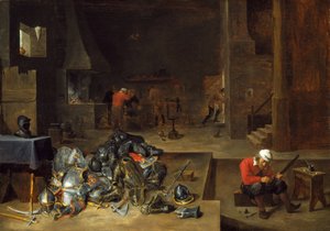 Armourin kauppa tekijältä David Teniers the Younger