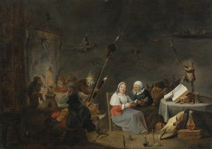 Noidat sapatti tekijältä David Teniers the Younger