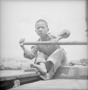 Sampan-poika Hongkongissa