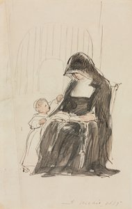 Nunna lukee lapselle tekijältä David Wilkie