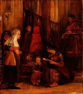 Seitsemän hahmoa kirkossa tekijältä David Wilkie