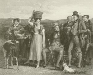 Sir Walter Scott ja hänen perheensä tekijältä David Wilkie